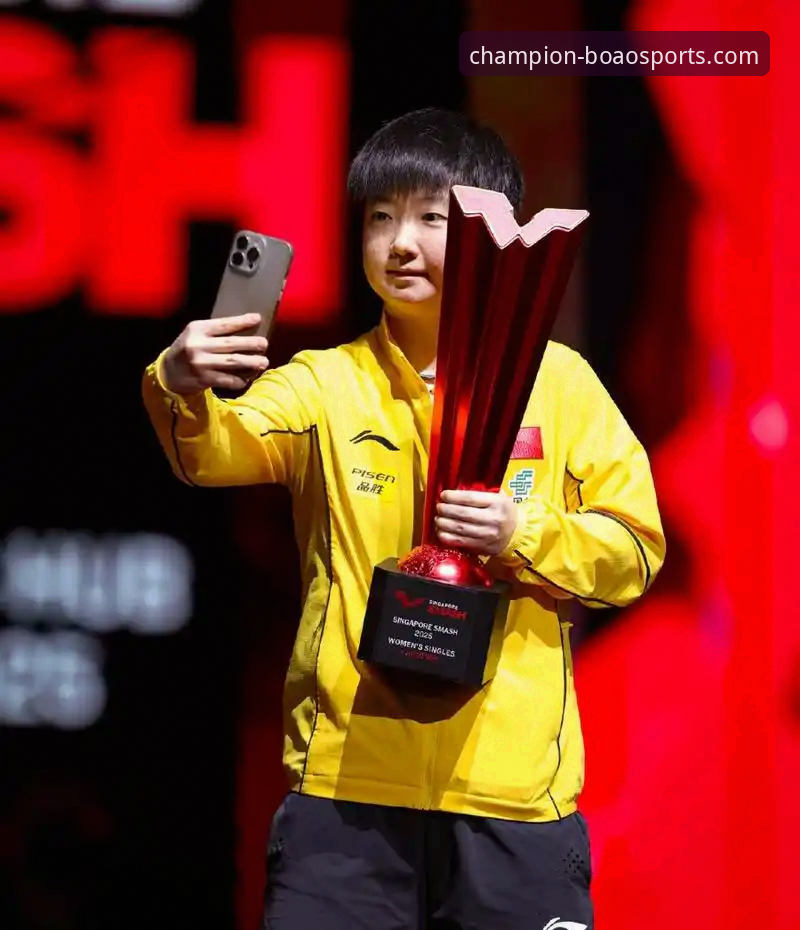 孙颖莎新加坡大满贯首轮告捷，博澳体育平台带来沉浸式观赛体验